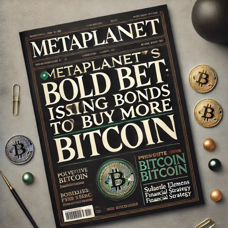 Metaplanet’s Bold Bet: Issuing Bonds to Buy More Bitcoin
