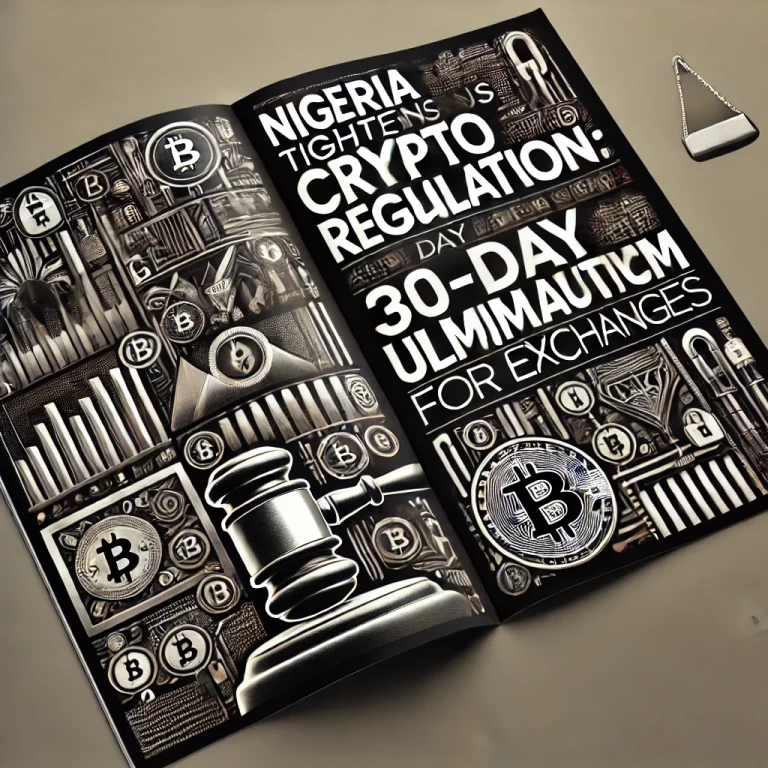 Nigeria Tightens Crypto Regulation: 30-Day Ultimatum