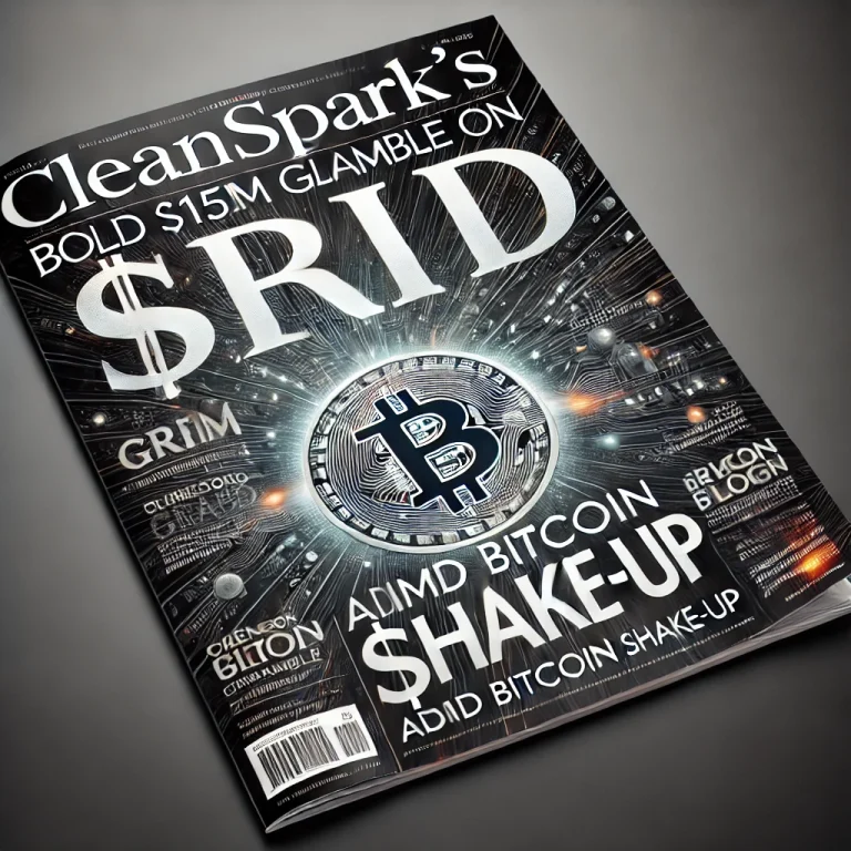 CleanSpark’s Bold $155M Gamble on Griid Amid Bitcoin Shake-Up