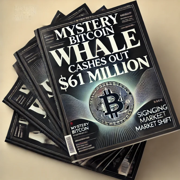 Mystery Bitcoin Whale Cashes Out $61 Million, Signaling Market Shift