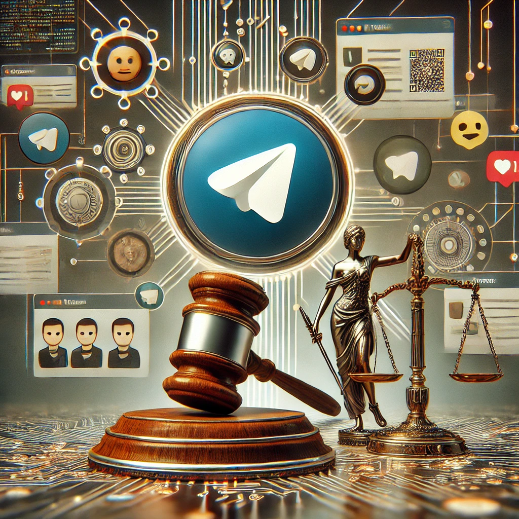 Telegram FAQ content moderation