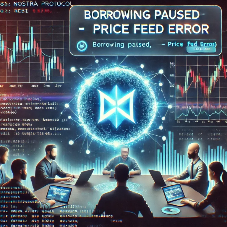 Nostra Pauses Borrowing After A Price Feed Glitch