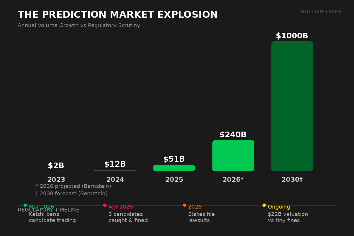 Prediction market industry growth from 2023 to 2030 projection