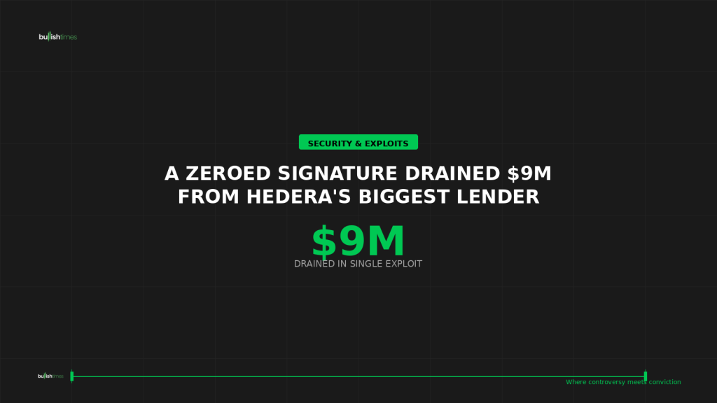 Bonzo Lend oracle exploit — $9M drained from Hedera DeFi protocol