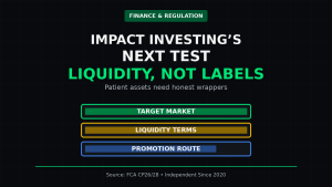Impact Investing’s Next Test Is Liquidity, Not Labels