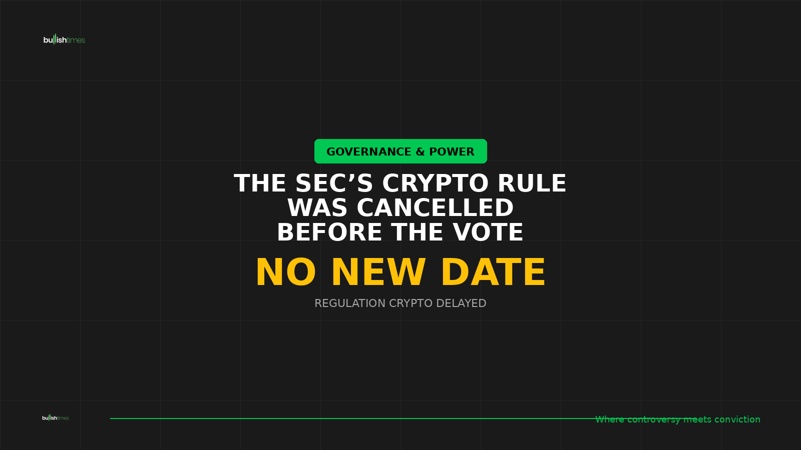 The SEC’s Crypto Rule Was Cancelled Before It Could Be Tested