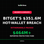 Bitget hot-wallet breach: $351.6 million affected, withdrawals paused