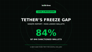 Tether’s Freeze Gap: $34.6m Moved After Wallet Designations