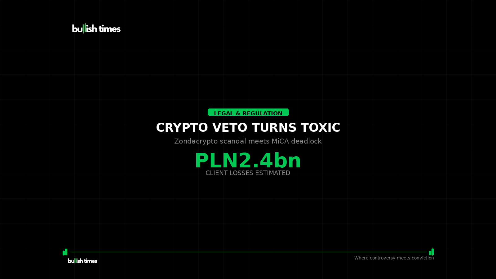Bullish Times feature image: Crypto veto turns toxic