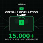 Bullish Times illustration of protected AI reasoning, highlighting OpenAI’s reported cluster of more than 15,000 users.