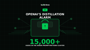 Bullish Times illustration of protected AI reasoning, highlighting OpenAI’s reported cluster of more than 15,000 users.